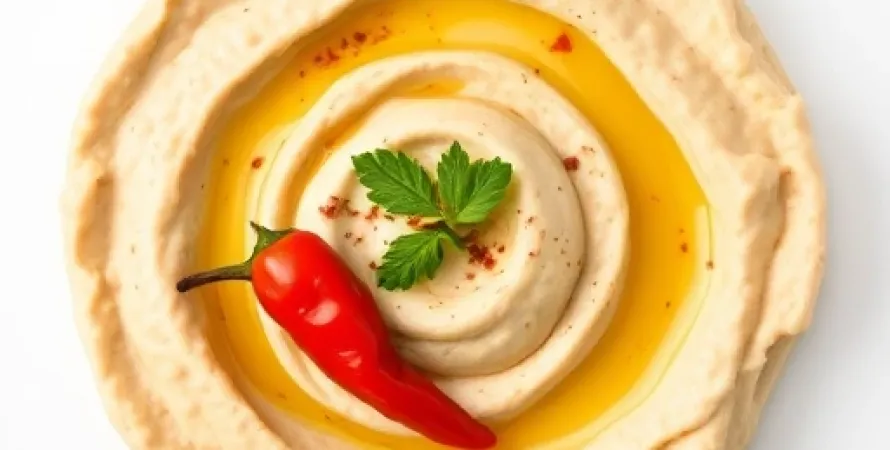 Hummus au piment habanero