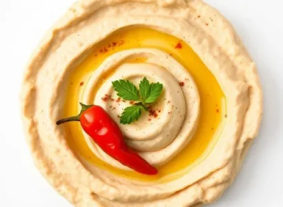 Hummus au piment habanero