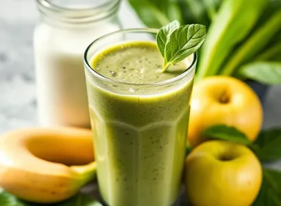 Smoothie vert frais