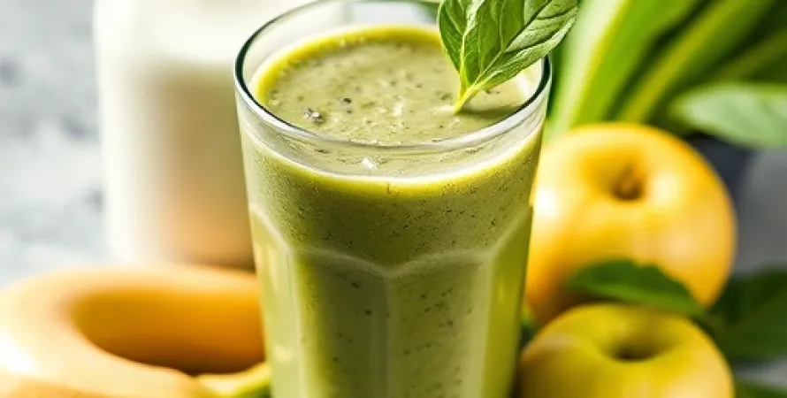 Smoothie vert frais