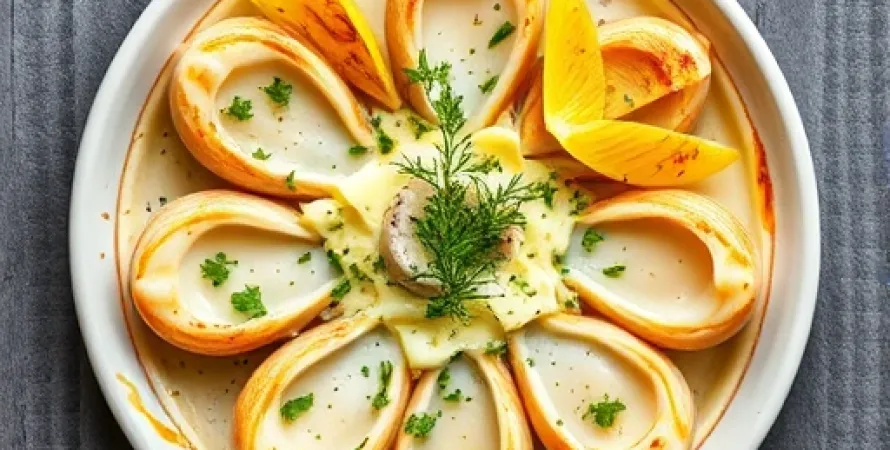 Huîtres et coquilles saint-jacques au gratin