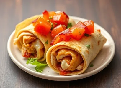 Rouleaux de poulet au bacon