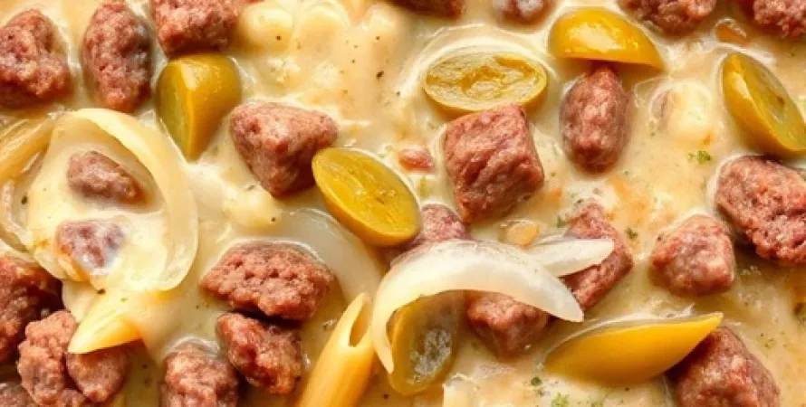 Casserole de boeuf et d'épinards