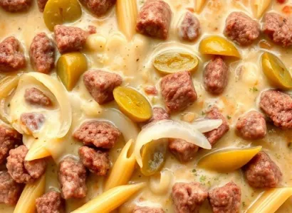 Casserole de boeuf et d'épinards