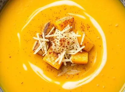 Potage de courge jaune