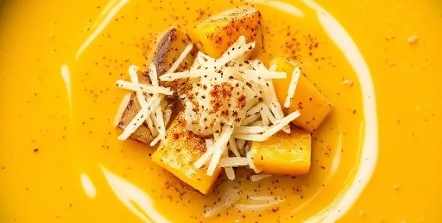 Potage de courge jaune