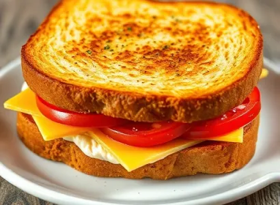 Sandwich Cheddar et Pimenton