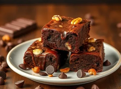 Barres au Chocolat Fondant