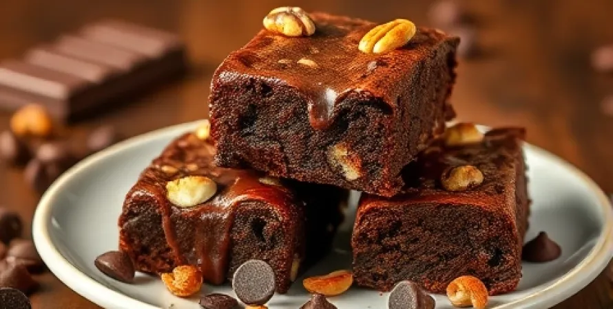 Barres au Chocolat Fondant