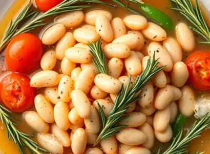 Haricots cannellini à la romarin