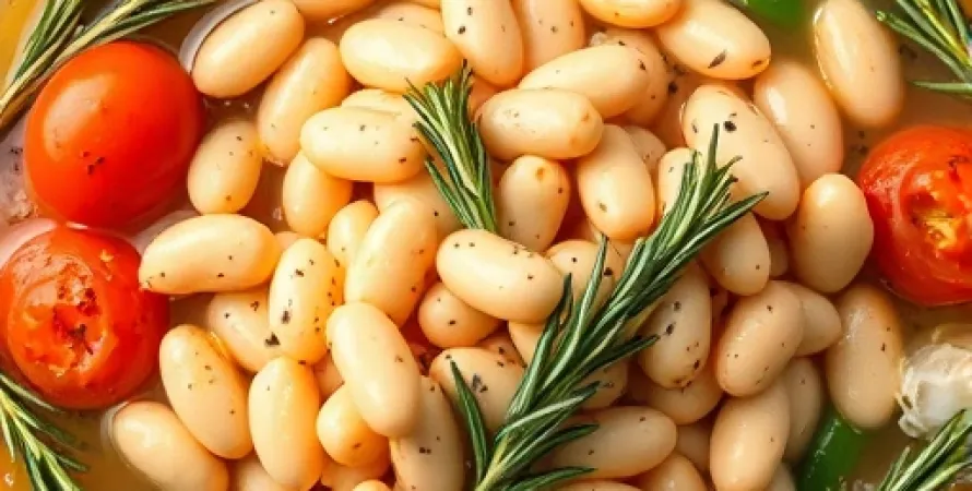 Haricots cannellini à la romarin
