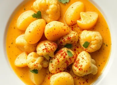 Curry de chou-fleur et pommes de terre