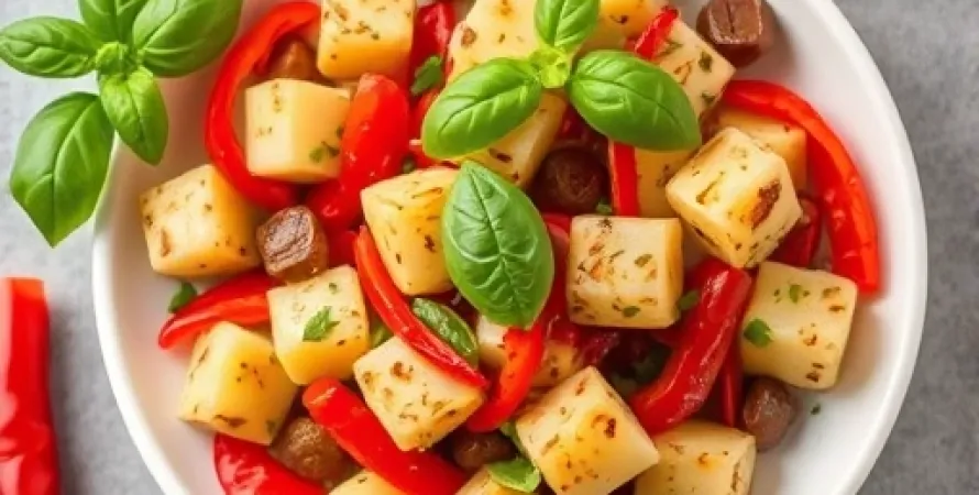 Salade de pommes de terre rôti
