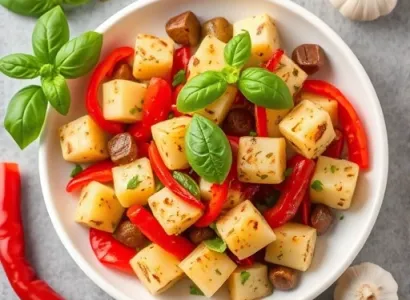 Salade de pommes de terre rôti
