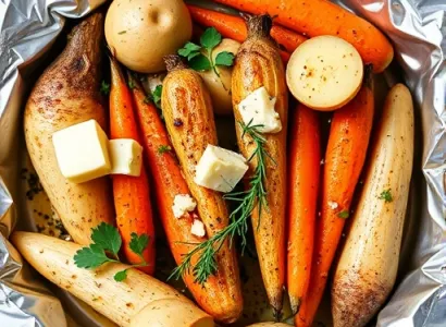 Légumes d'hiver rôti