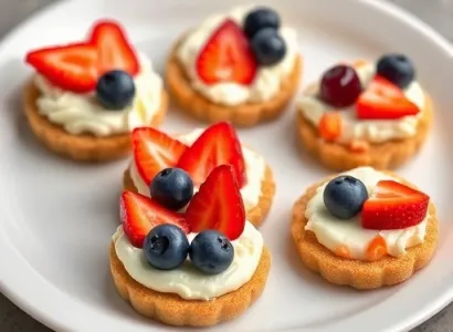 Mini pizzas de fruit