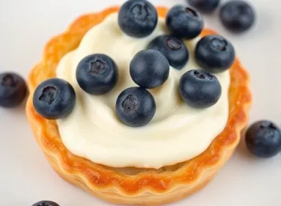 Danish au fromage et aux bleuets