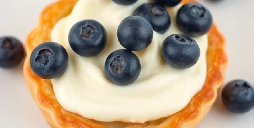Danish au fromage et aux bleuets