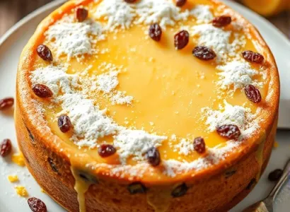 Gâteau au Muscat et raisins
