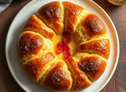 Pain au bacon casserole