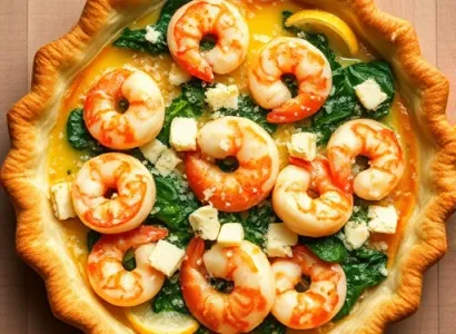 Quiche aux crevettes