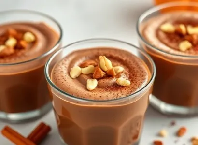 Mousse de citrouille au chocolat
