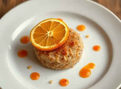 Farro à l'orange et paprika fumé