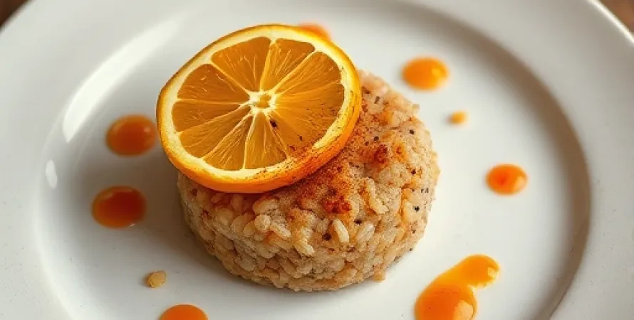 Farro à l'orange et paprika fumé