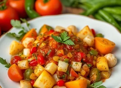Chutney aux poivrons et épices