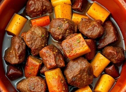 Tagine de boeuf au cumin et au gingembre