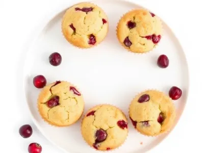 Muffins aux cranberries