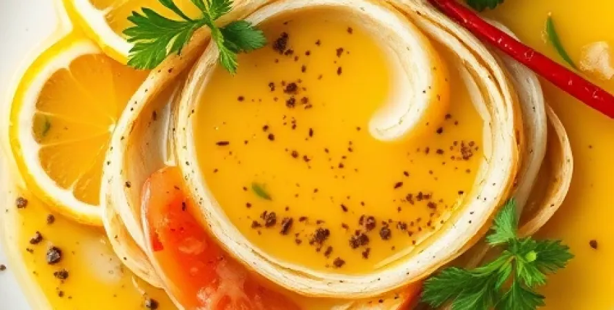 Vinaigrette au citron et au moutard de Dijon