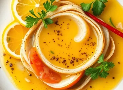Vinaigrette au citron et au moutard de Dijon