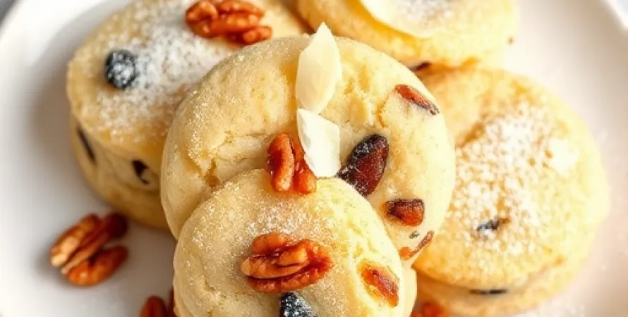 Biscuits aux noix et raisins