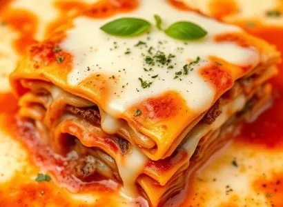 Lasagnes au fromage crémeux