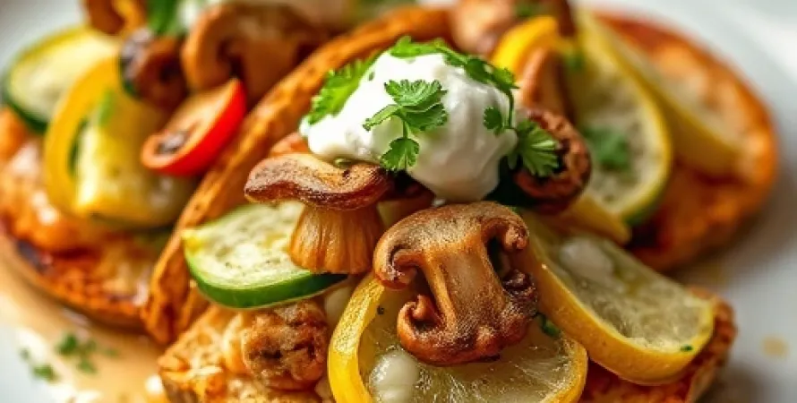 Tostados de courgette