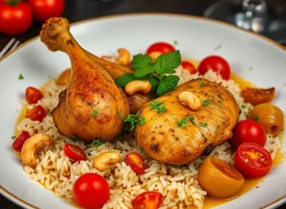 Poulet au cashew et gingembre