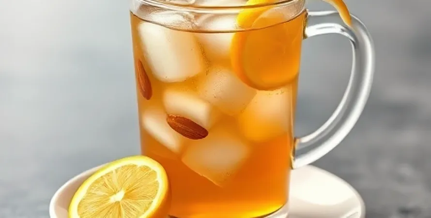 Thé à l'amande et citron