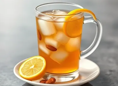 Thé à l'amande et citron