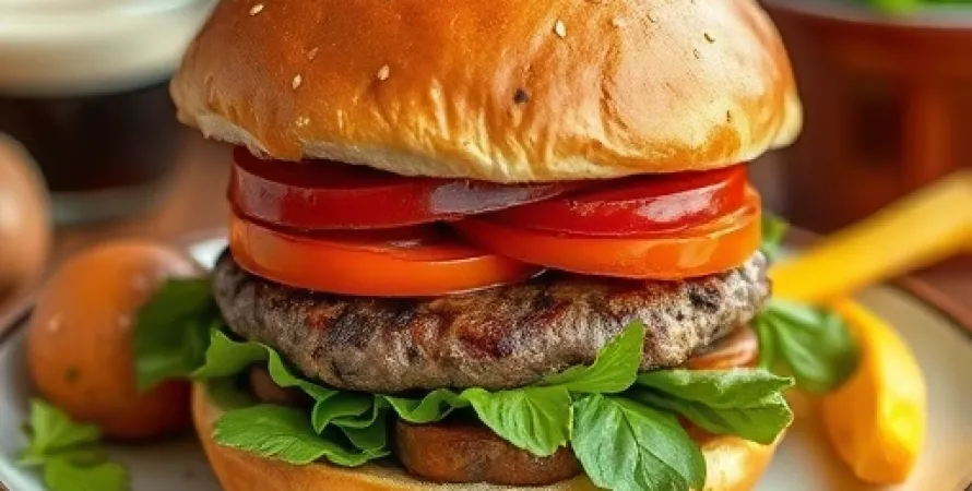 Burgers végétariens aux légumineuses