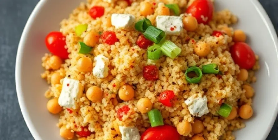 Couscous aux épices et fromage