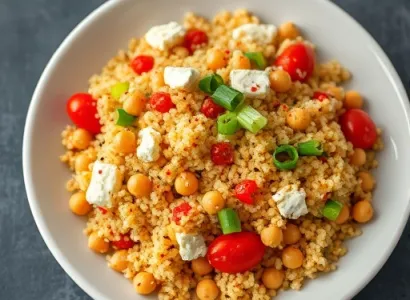 Couscous aux épices et fromage