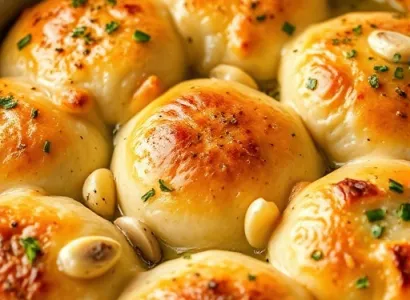 Rouleaux au fromage et ail