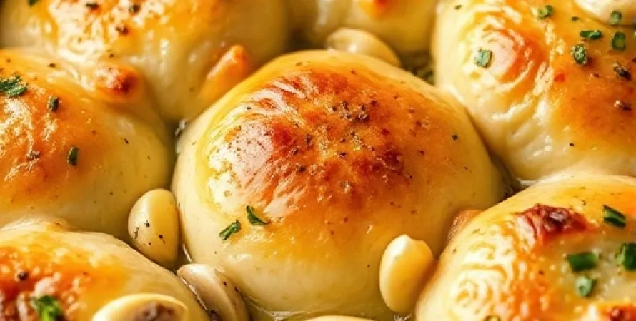 Rouleaux au fromage et ail