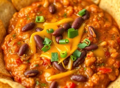 Dip de haricots mexicain
