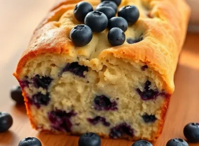 Pain aux bleuets