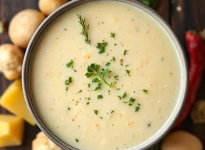 Potage de chou-fleur vegan