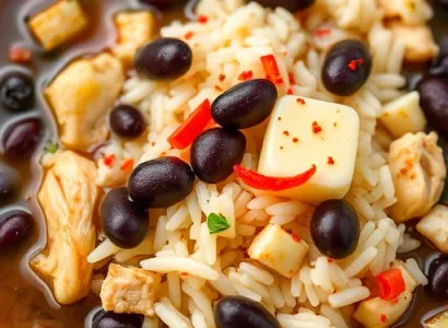 Riz aux haricots noirs