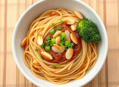 Ramen oriental au broccoli