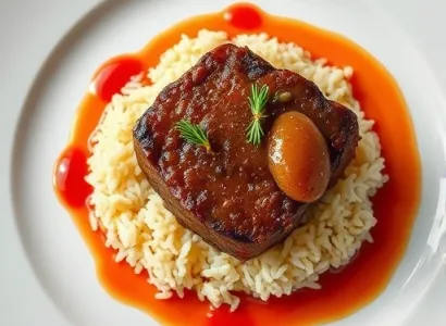 Boeuf et chou rouge à la sauce aigre-douce